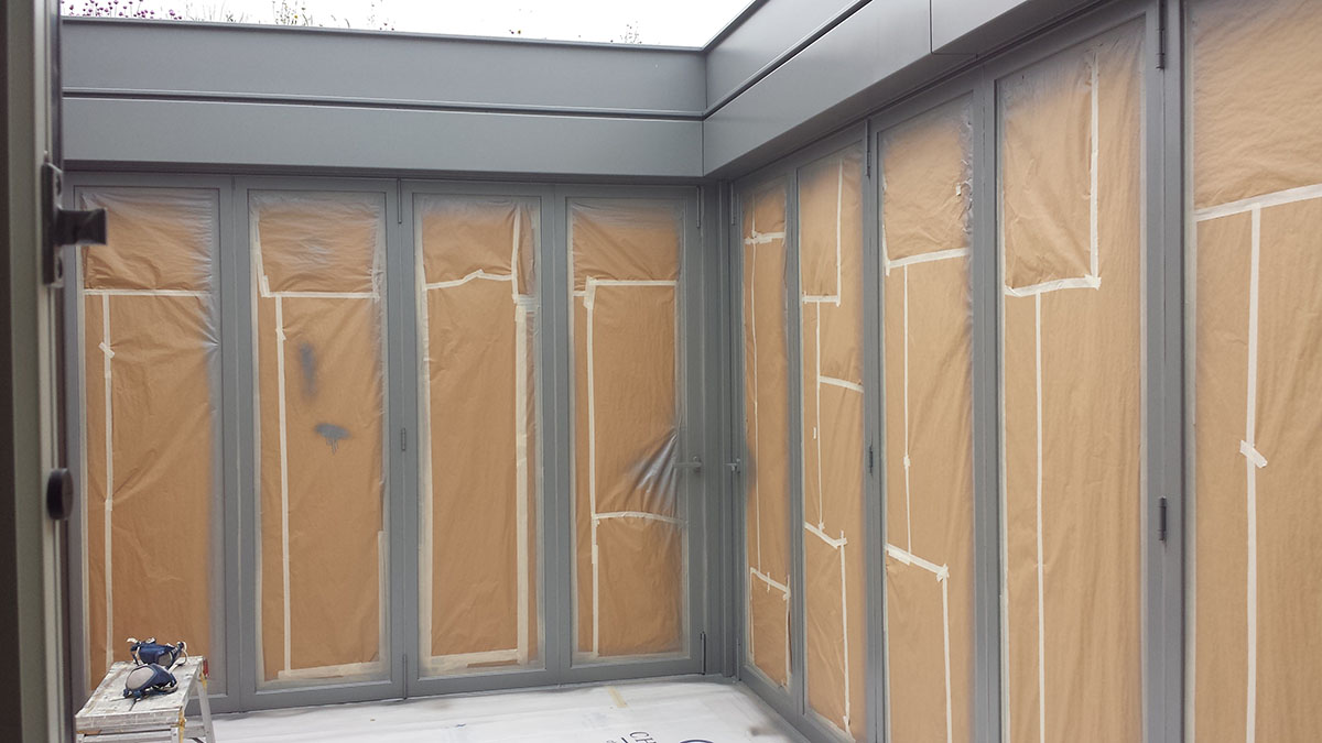 spraying on site photo